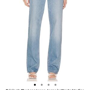 Re/Done Light Blue Straight Leg Jeans size 25 (oversized fit like 27)